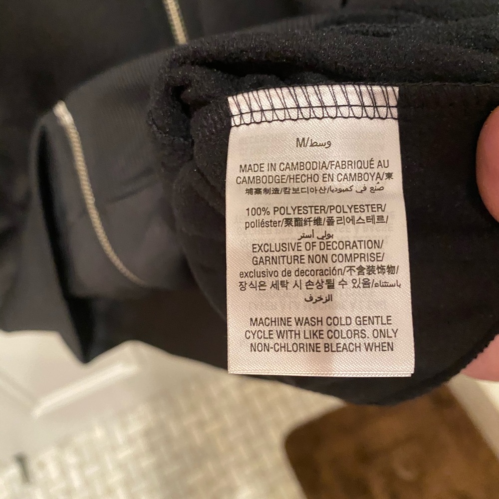 Men’s Black/White Track Jacket. - Picture 3 of 5